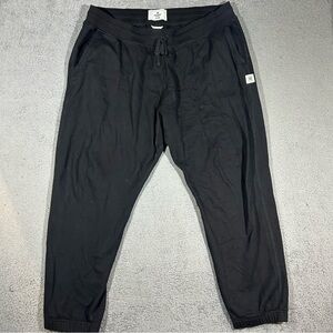 Reigning Champ Sweatpants Black Men’s Size 2XL Drawstring 3 Pockets #1210